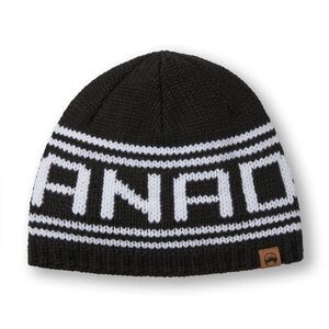NWT canada Kids Black & White Knit Beanie Hat